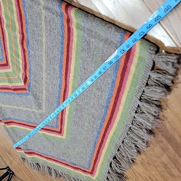 Vintage Ralph Lauren Lambswool Serape Poncho - Picture 14 of 14